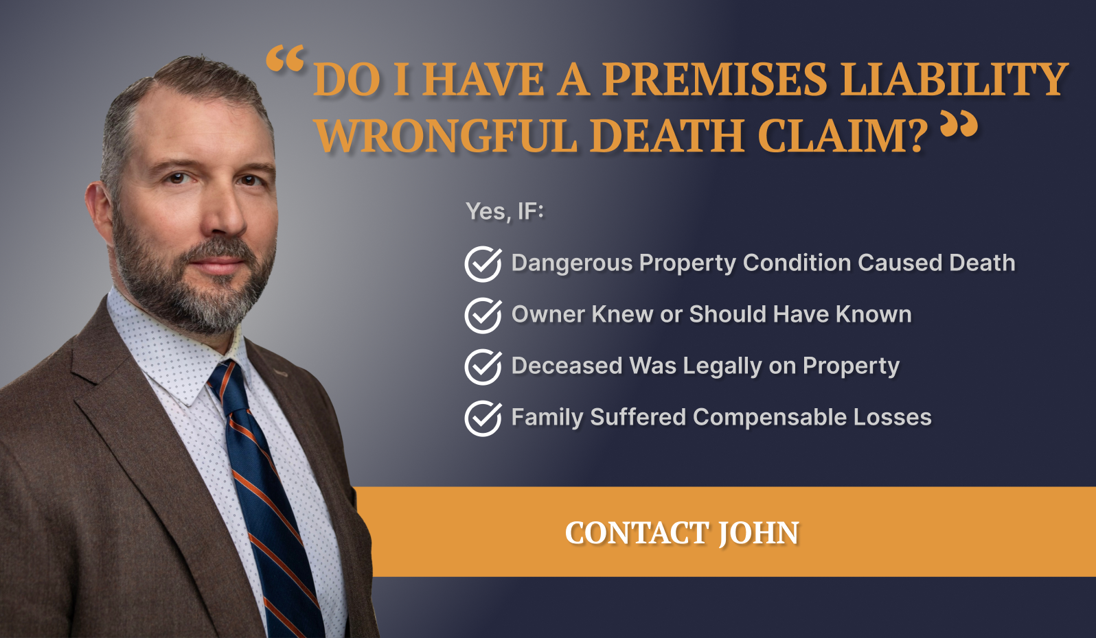 Promotional graphic advertising premises liability wrongful death legal services