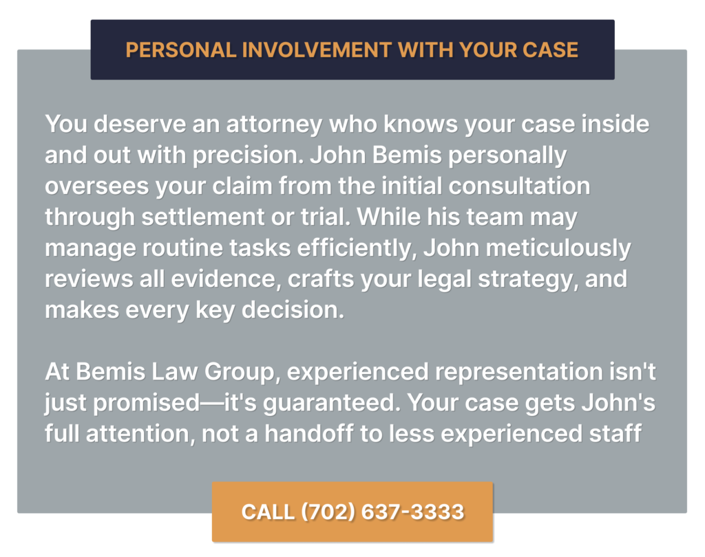 John Bemis of Bemis Law Group based in Las Vegas
